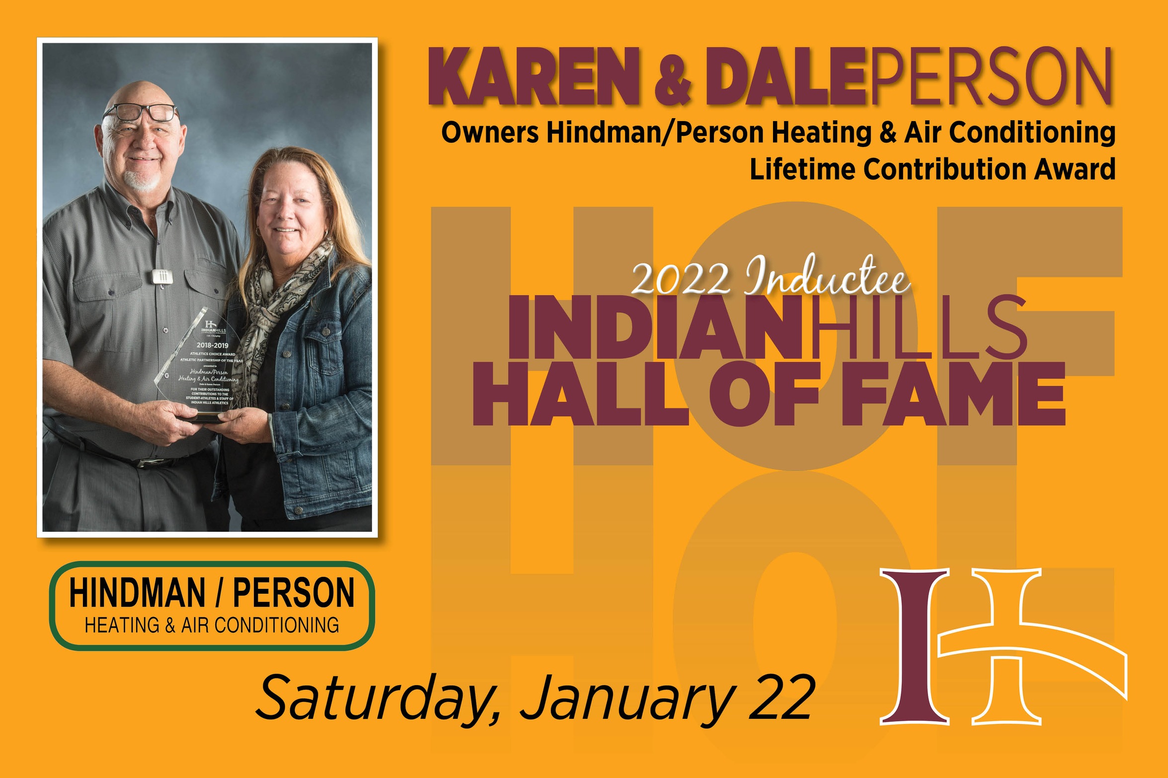 2022 LIFETIME CONTRIBUTION AWARD - KAREN & DALE PERSON