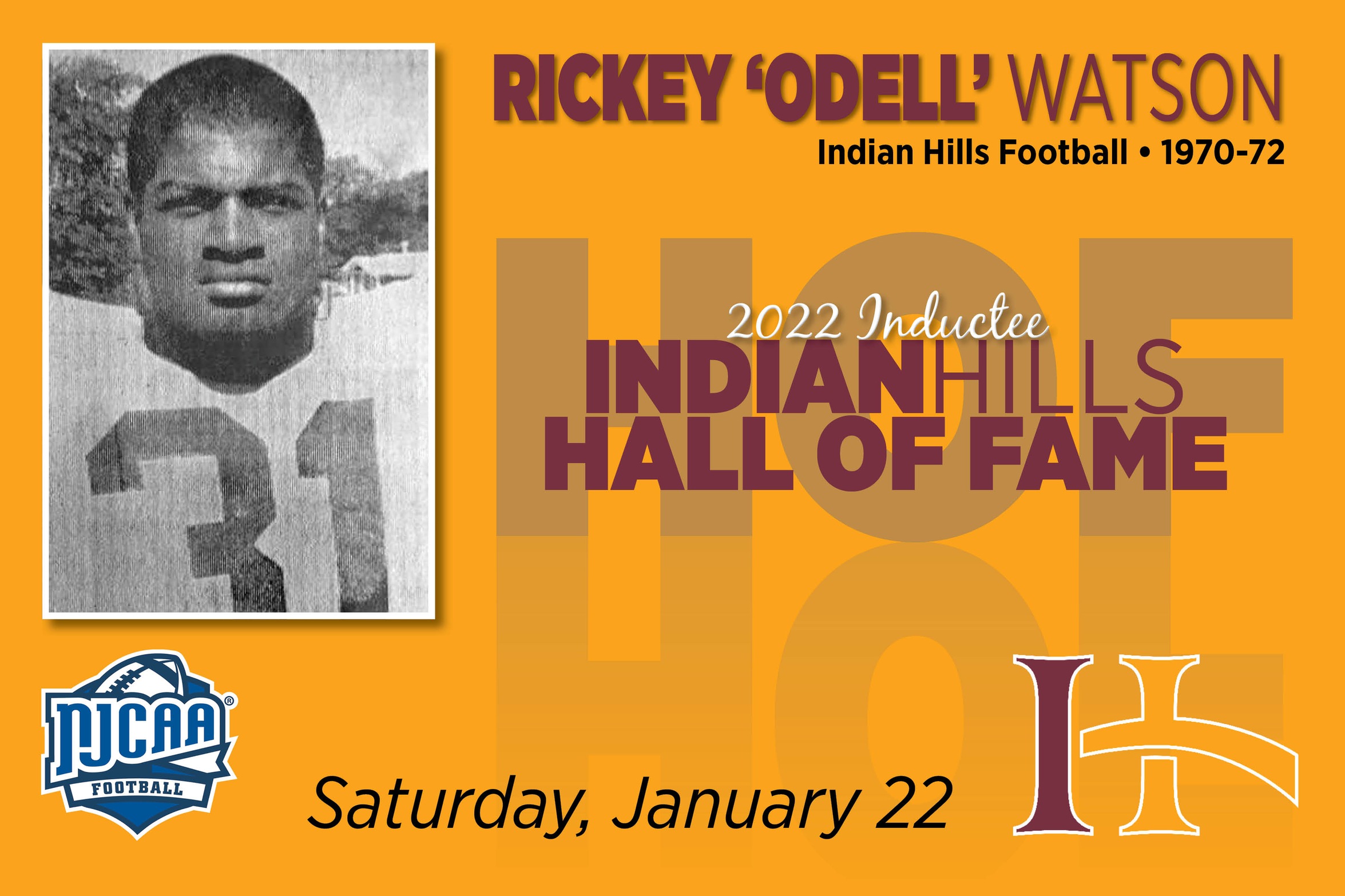 2022 HALL OF FAME INDUCTEE - RICKEY 'ODELL' WATSON