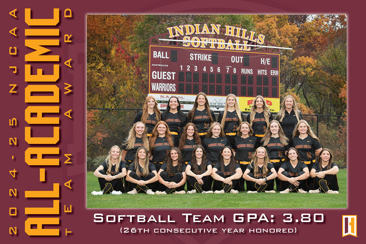 SCHOOL RECORD 14 PROGRAMS EARN NJCAA ACADEMIC HONORS