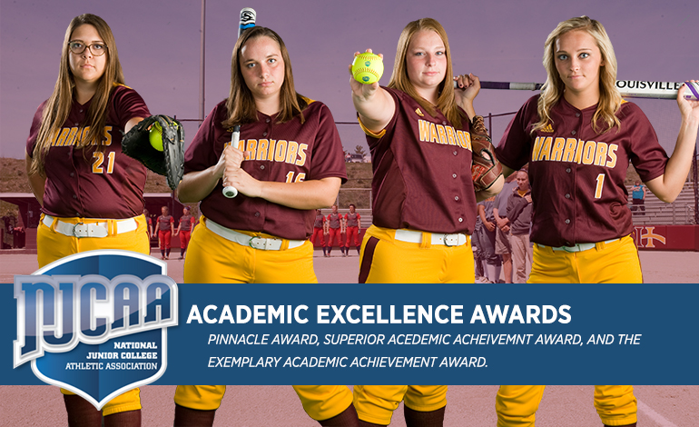 Four Softball Players Earn NJCAA Academic Honors