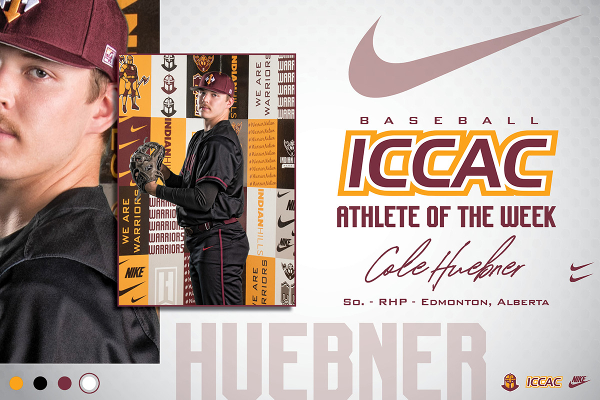 HUEBNER LANDS SECOND ICCAC WEEKLY HONOR