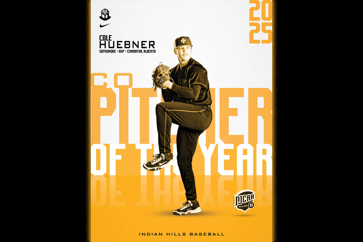HUEBNER NAMED CO-PITCHER OF THE YEAR