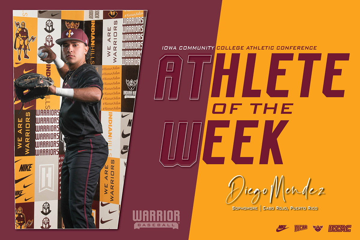 MENDEZ LANDS ICCAC ATHLETE OF THE WEEK HONORS