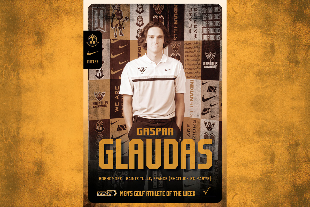 GLAUDAS NAMED ICCAC ATHLETE OF THE WEEK