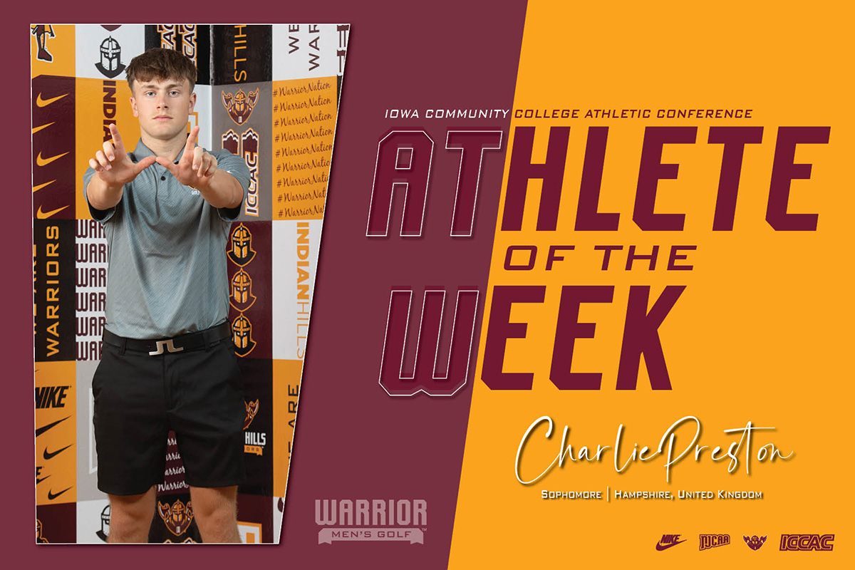 PRESTON NAMED ICCAC DI GOLFER OF THE WEEK