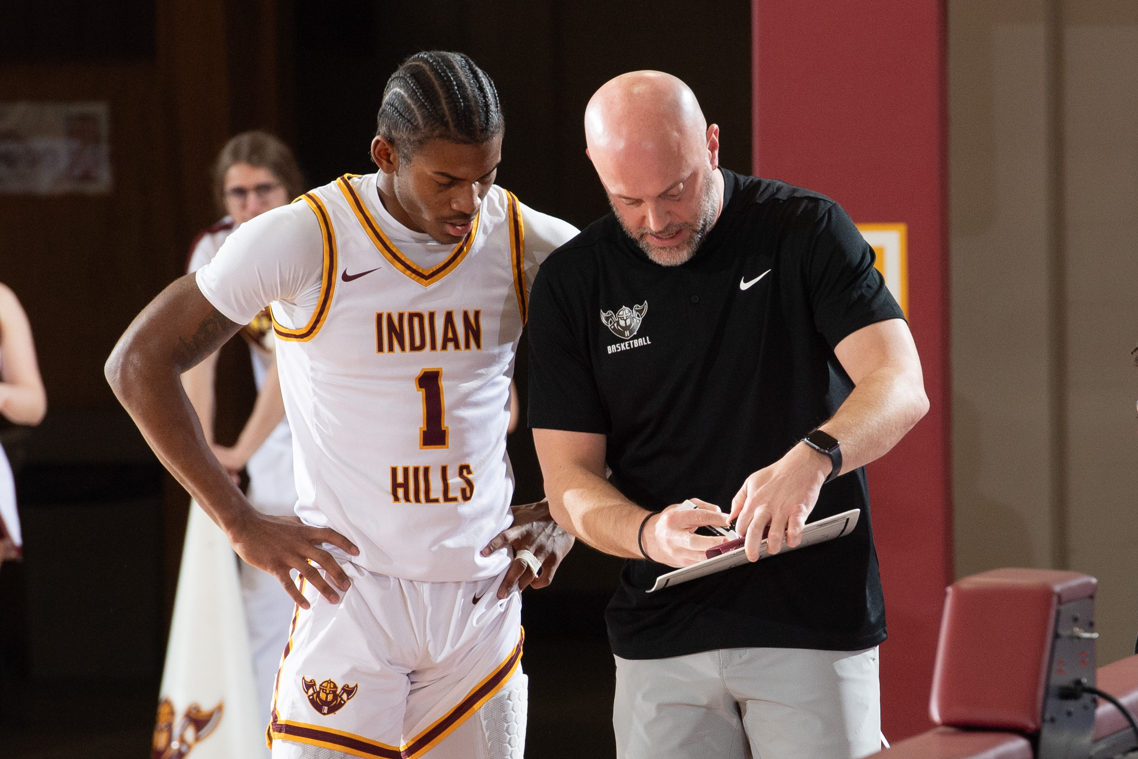 NO. 13 WARRIORS RUN PAST SKYHAWKS