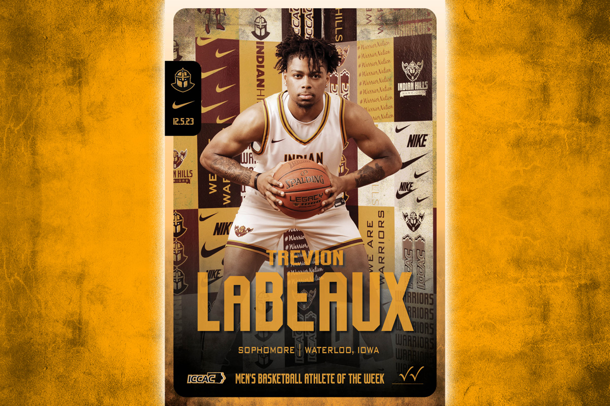 LABEAUX EARNS SECOND ICCAC WEEKLY HONOR