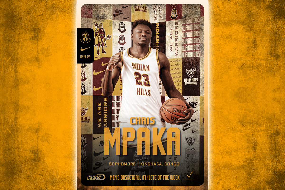 MPAKA NAMED ICCAC ATHLETE OF THE WEEK