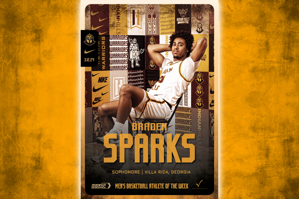 SPARKS NAMED ICCAC ATHLETE OF THE WEEK
