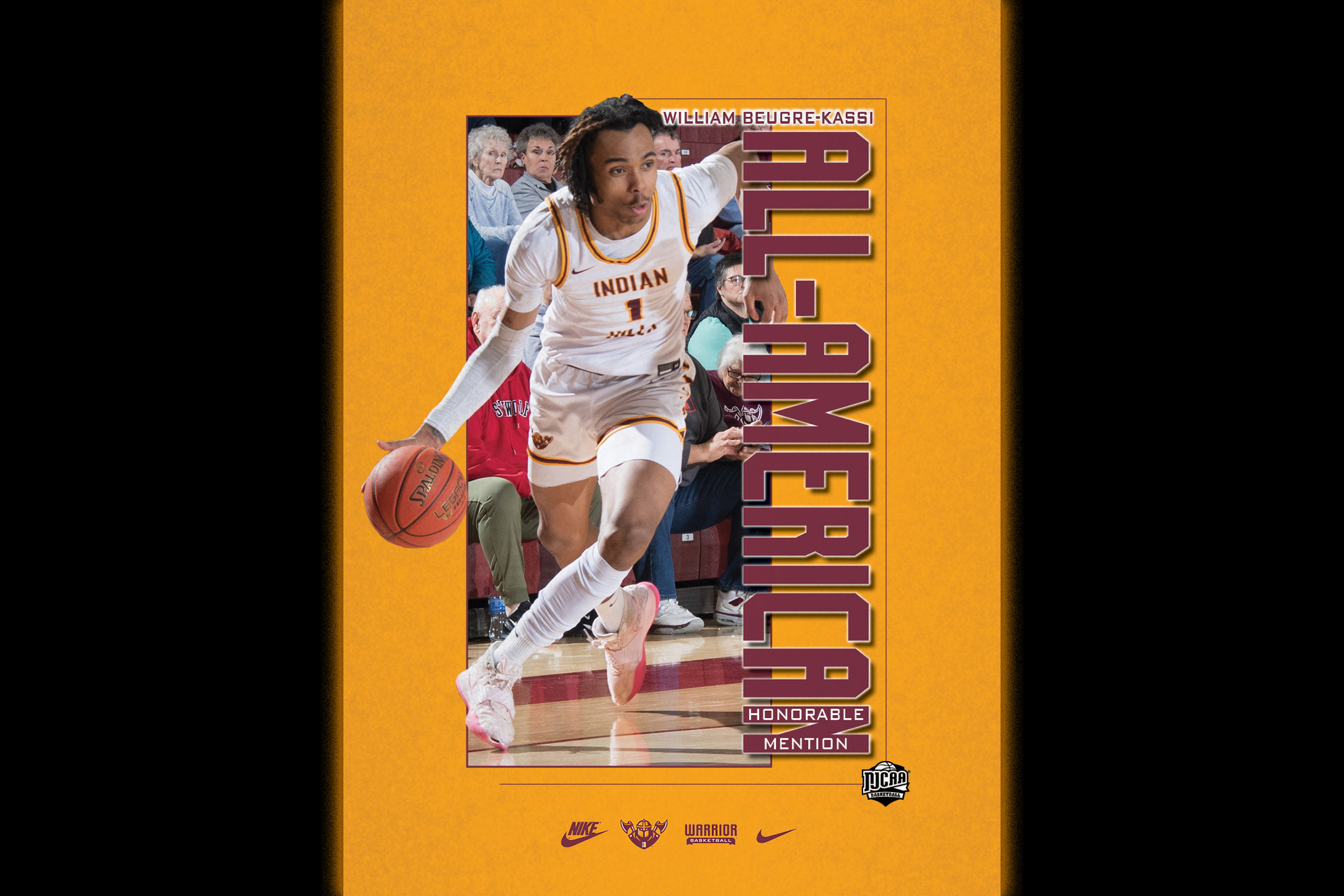 KASSI NAMED NJCAA HONORABLE MENTION ALL-AMERICAN