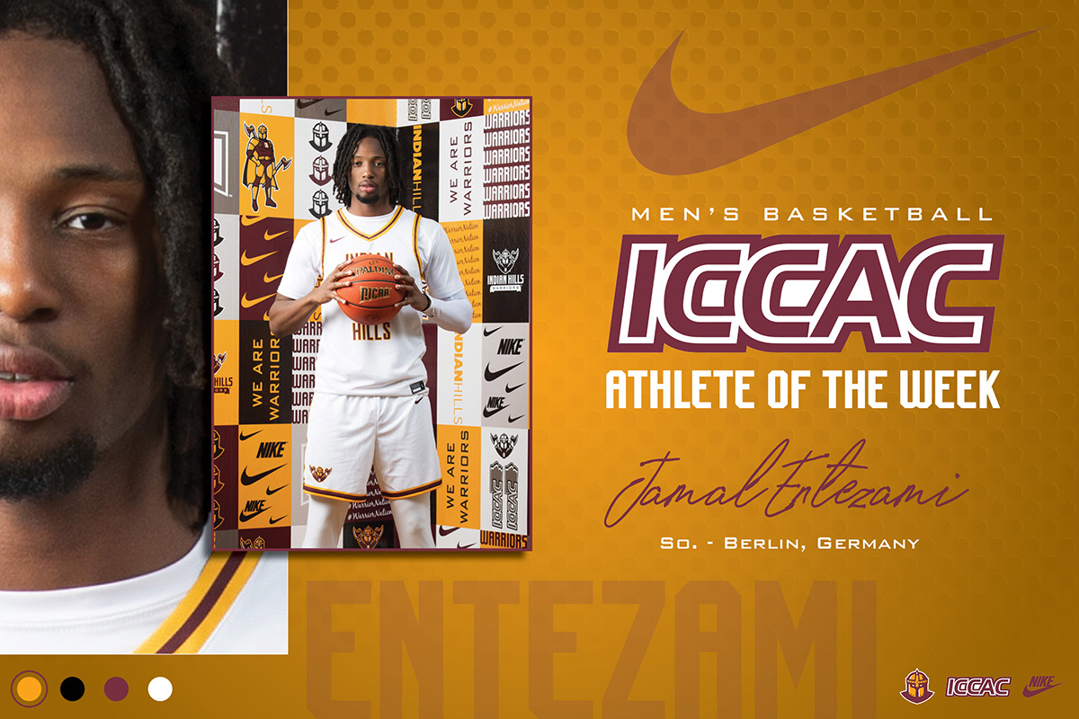 ENTEZAMI NAMED ICCAC ATHLETE OF THE WEEK