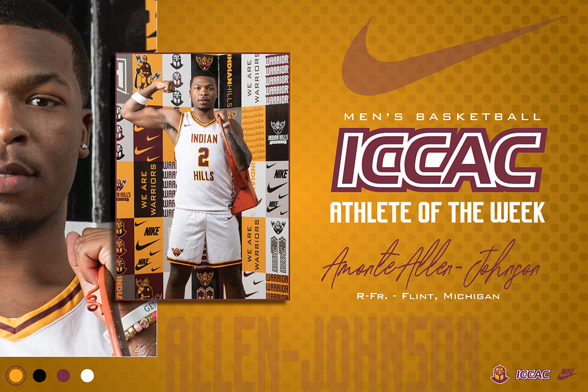 ALLEN-JOHNSON NAMED ICCAC ATHLETE OF THE WEEK