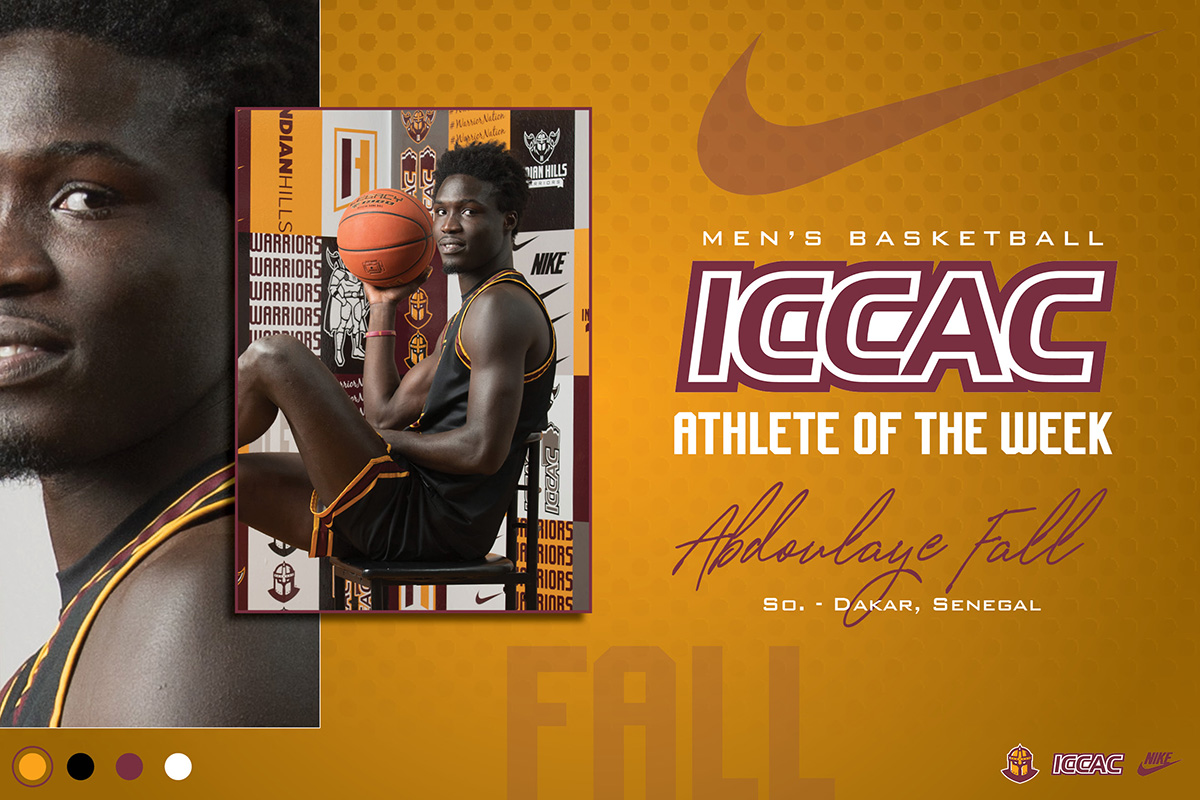 FALL NAMED ICCAC ATHLETE OF THE WEK