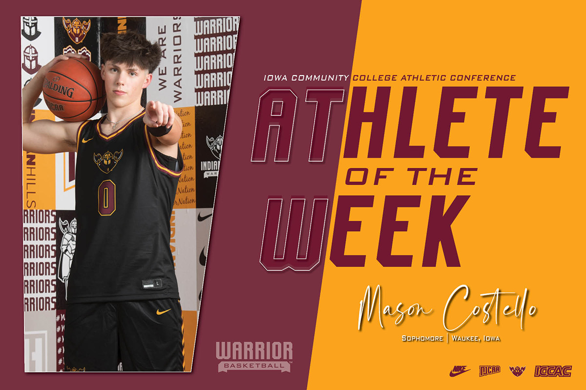 COSTELLO NAMED ICCAC ATHLETE OF THE WEEK
