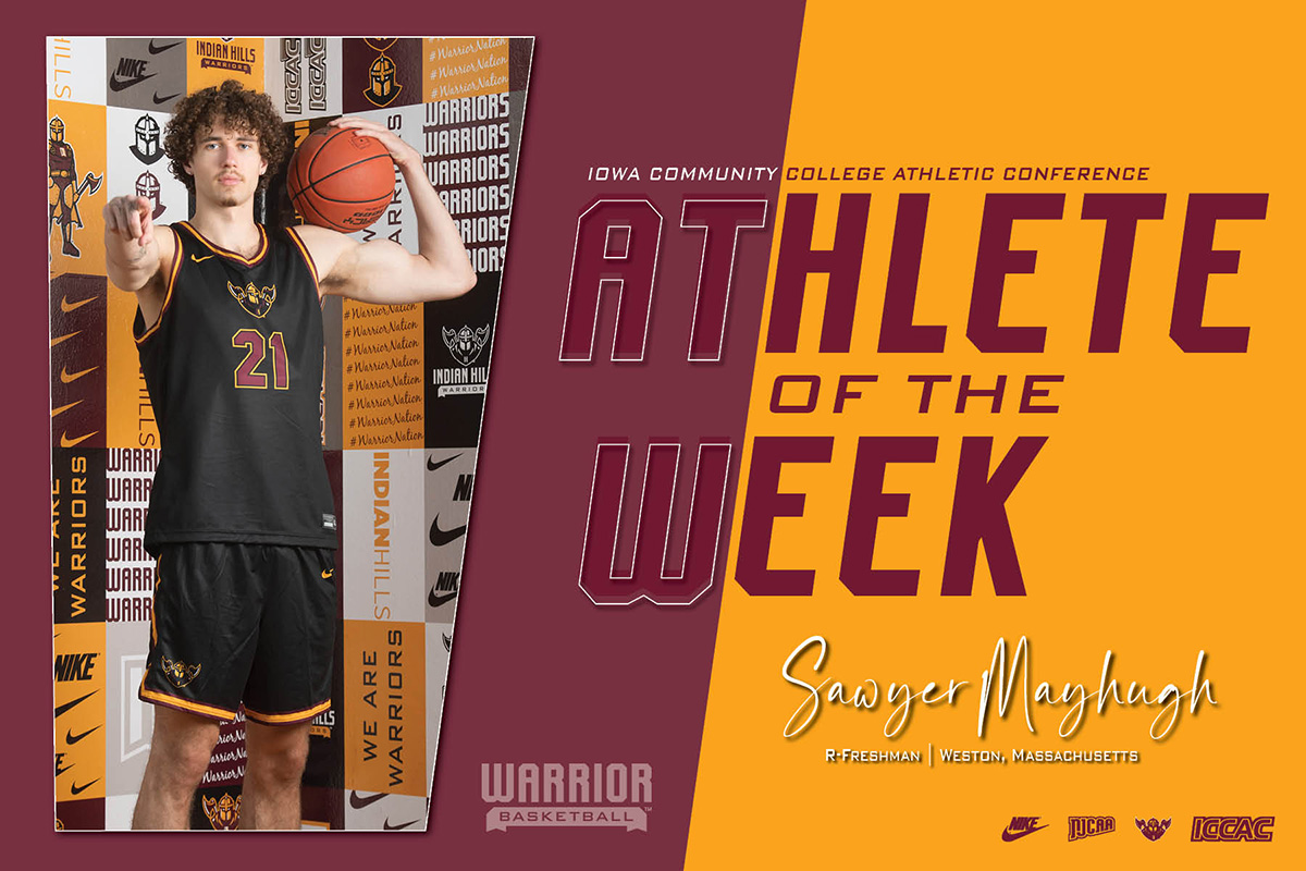 MAYHUGH NAMED ICCAC HOOPS ATHLETE OF THE WEEK
