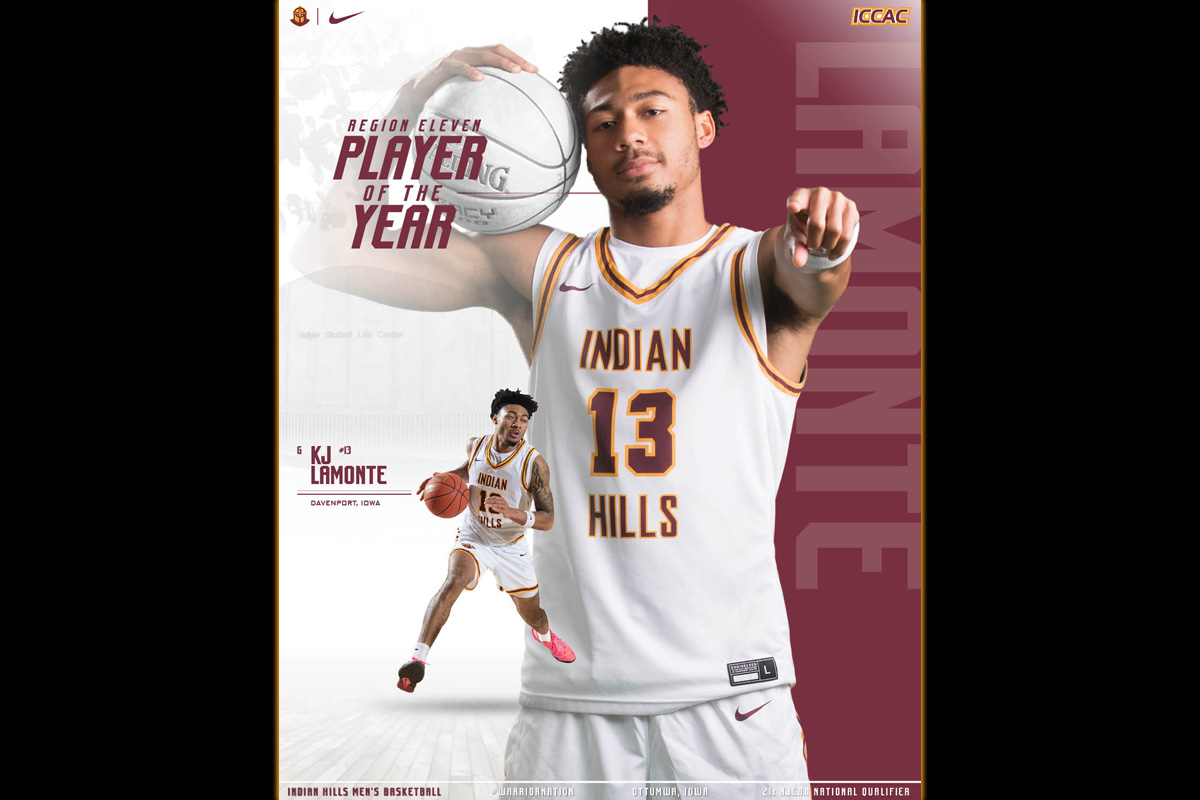 LAMONTE NAMED ICCAC PLAYER OF THE YEAR