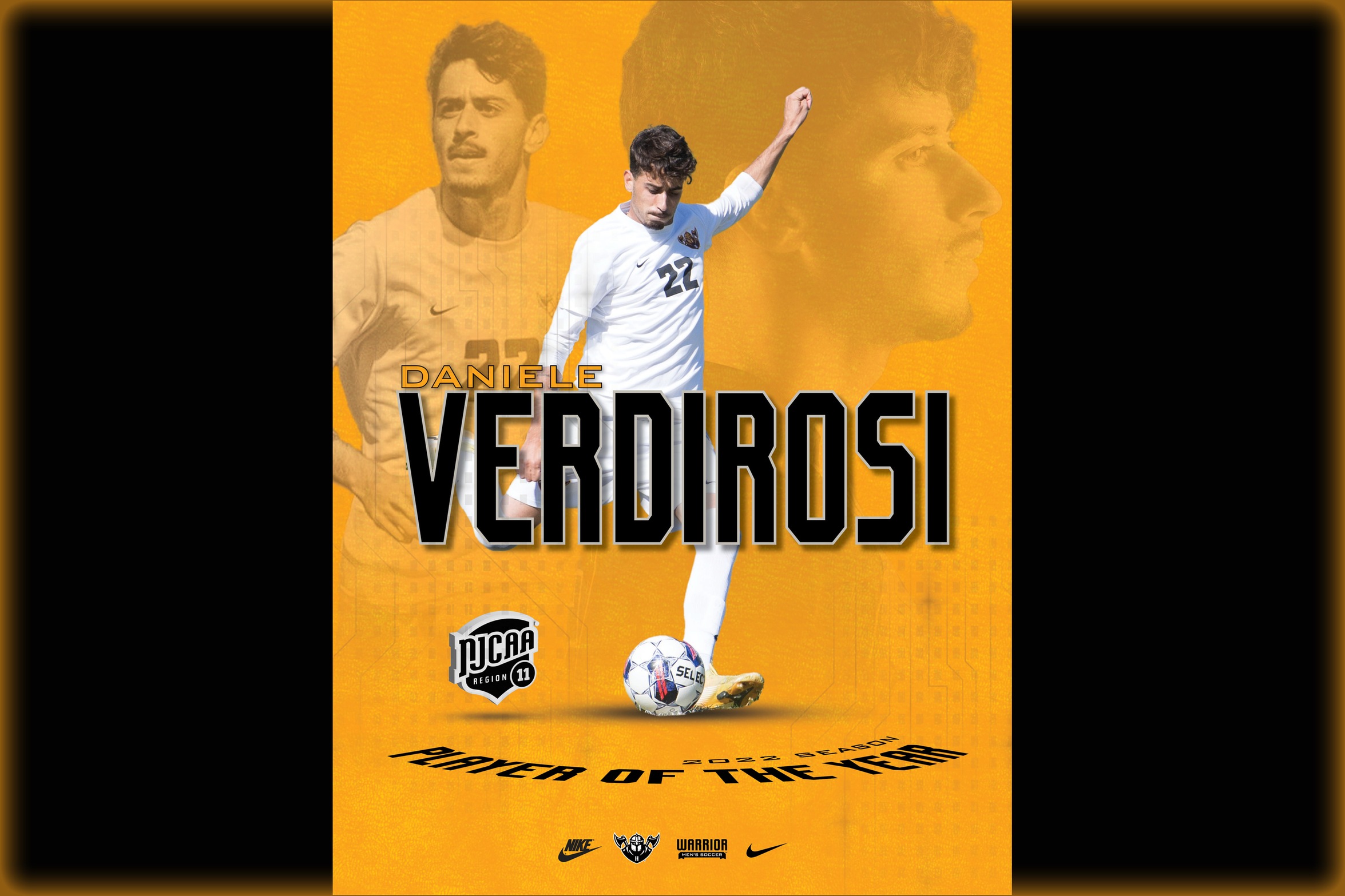 VERDIROSI NAMED REGION XI PLAYER OF THE YEAR