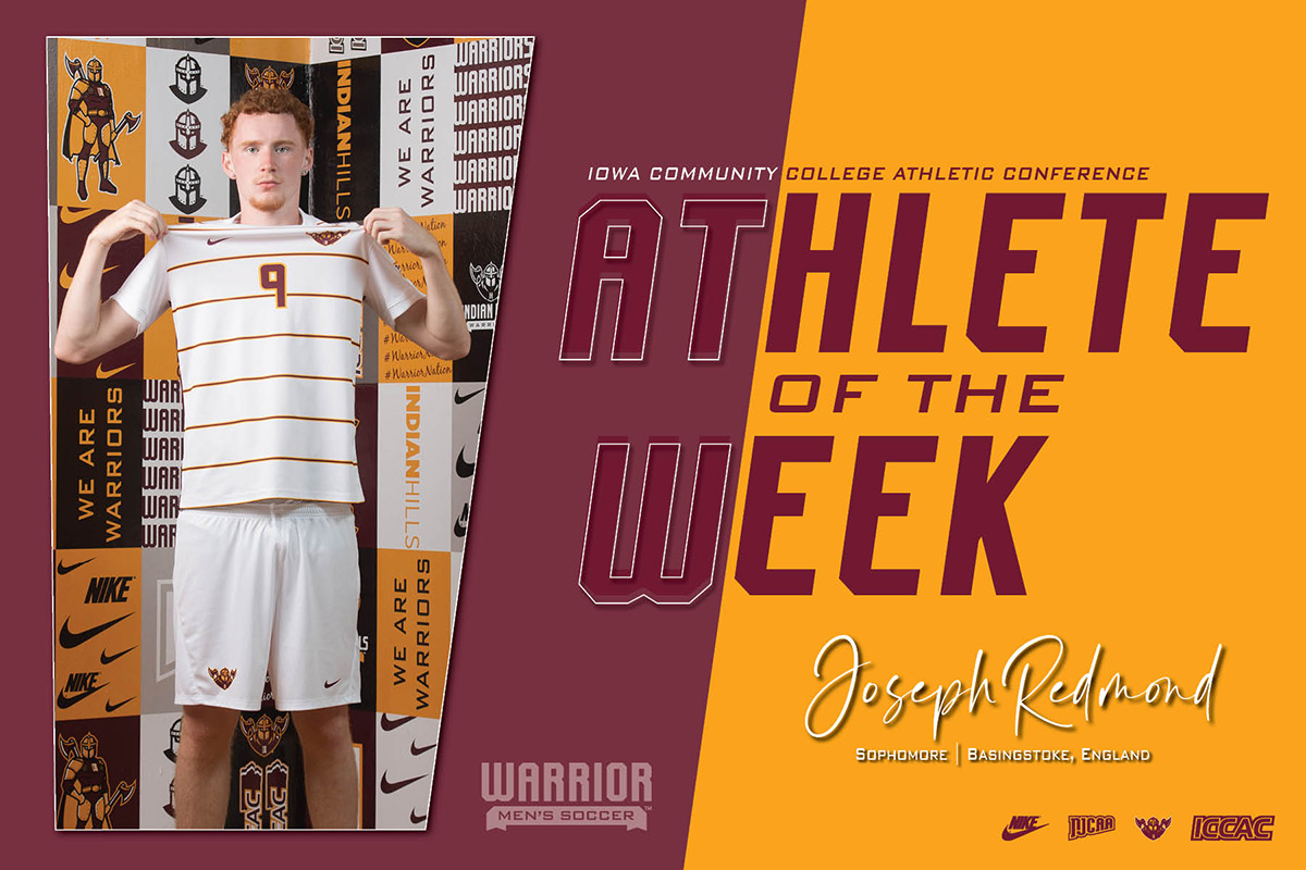 REDMOND TAPPED AS ICCAC ATHLETE OF THE WEEK