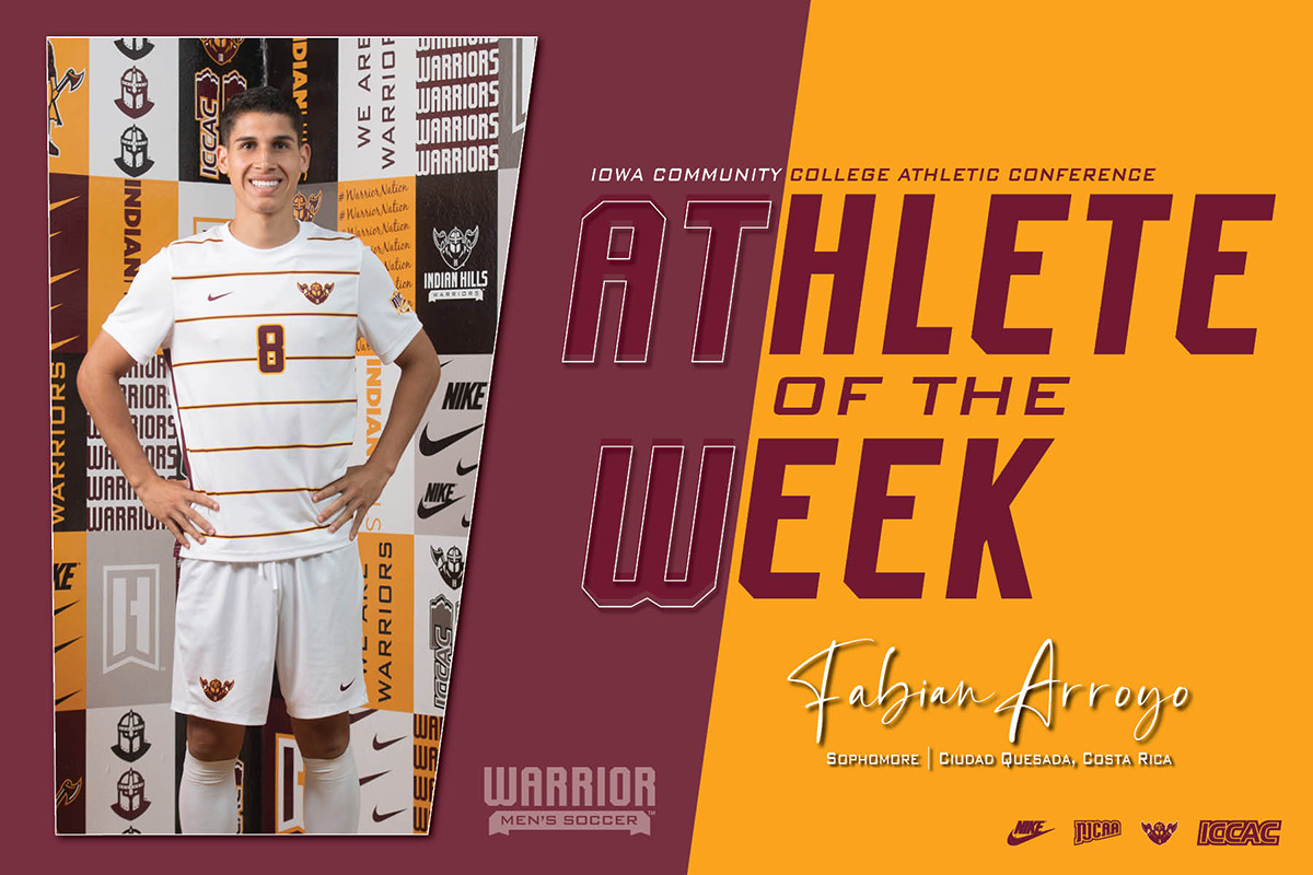 ARROYO EARNS ICCAC ATHLETE OF THE WEEK HONORS