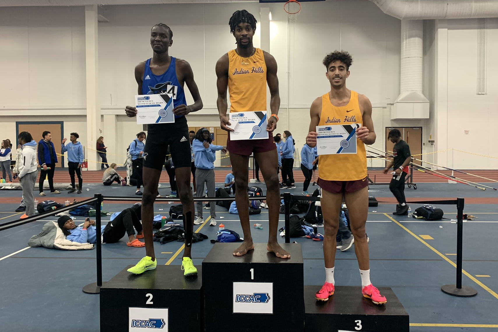 WARRIORS WIN THREE TITLES, PLACE 3RD