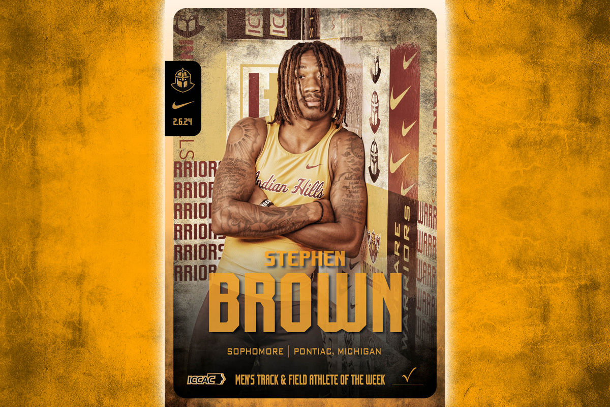BROWN SPRINTS TO ICCAC WEEKLY HONOR