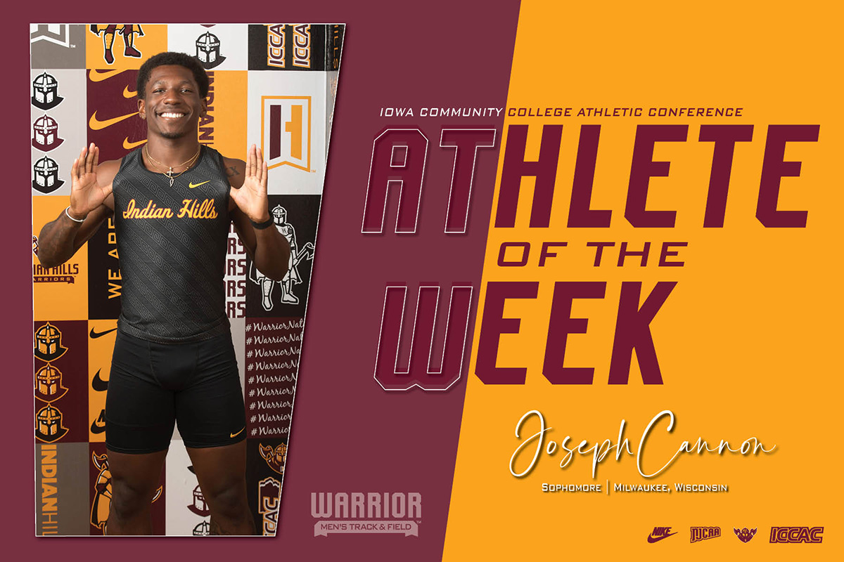 CANNON'S TOP MARK EARNS ICCAC WEEKLY HONOR