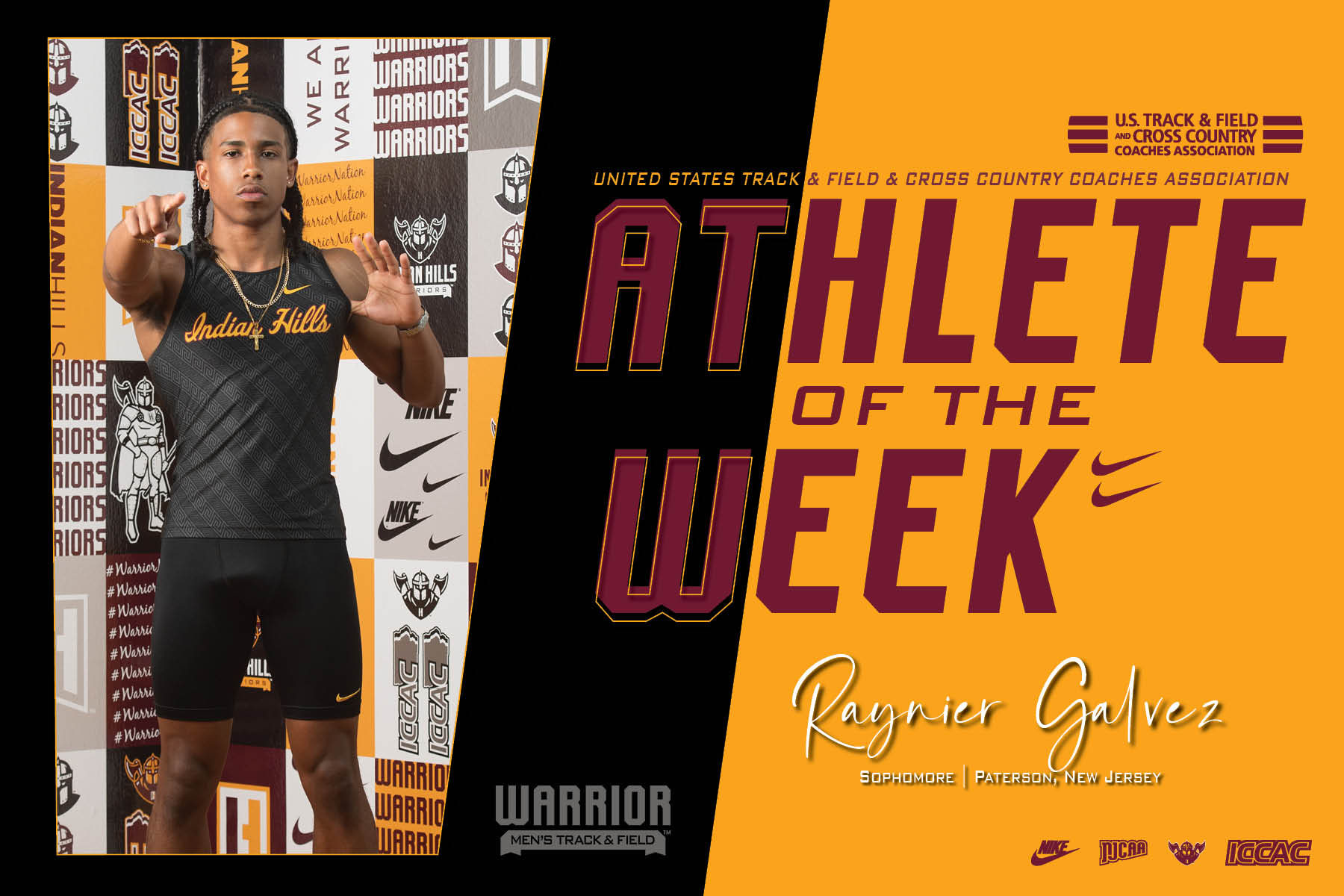 GALVEZ LANDS FIFTH-CAREER USTFCCCA WEEKLY HONOR
