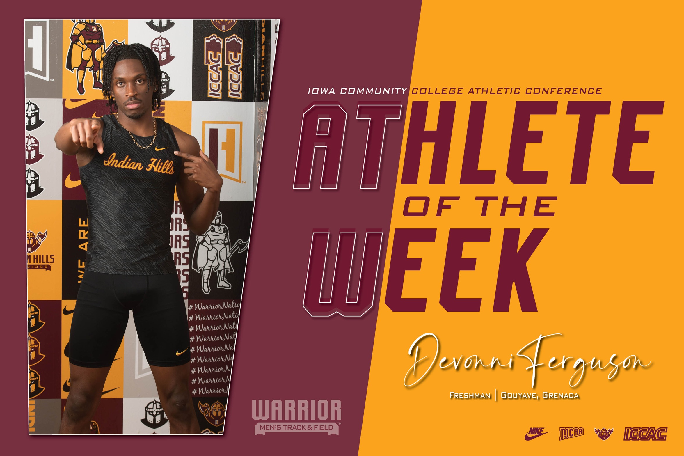 FERGUSON LANDS SECOND WEEKLY HONOR