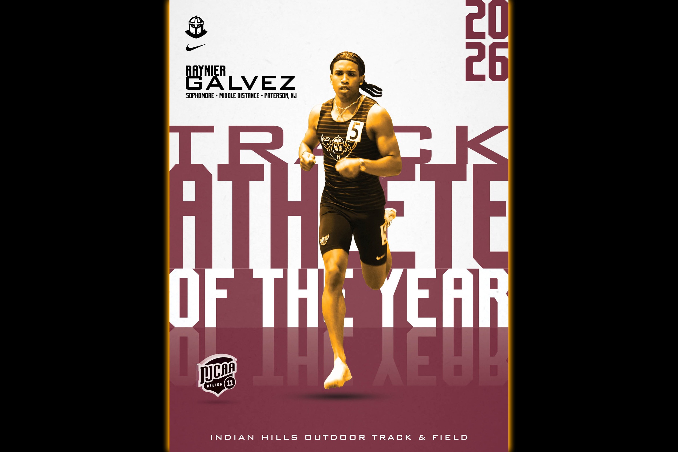 GALVEZ NAMED ICCAC TRACK ATHLETE OF THE YEAR