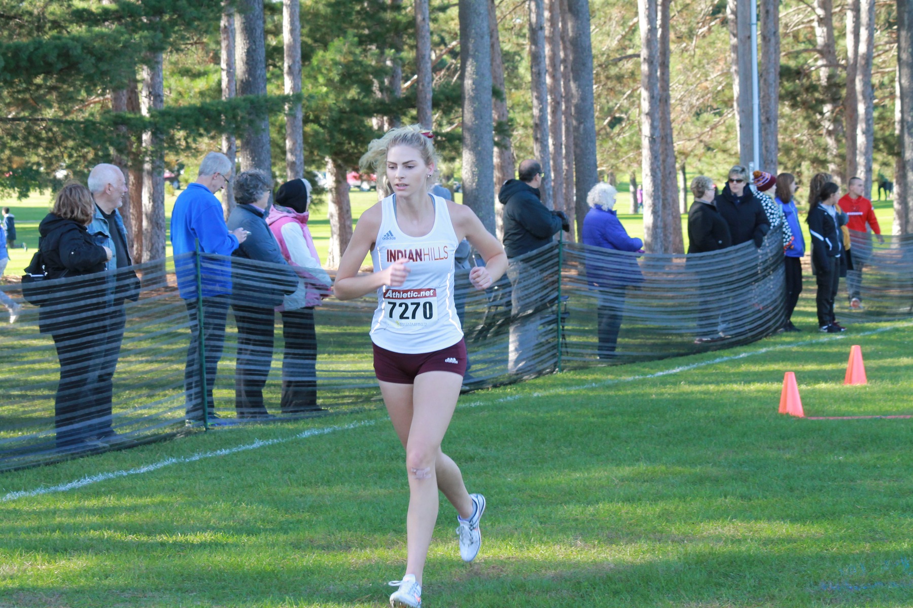 Halley Wilmes competes at the Blugold Invite hosted by Wisconsin Eau Claire.