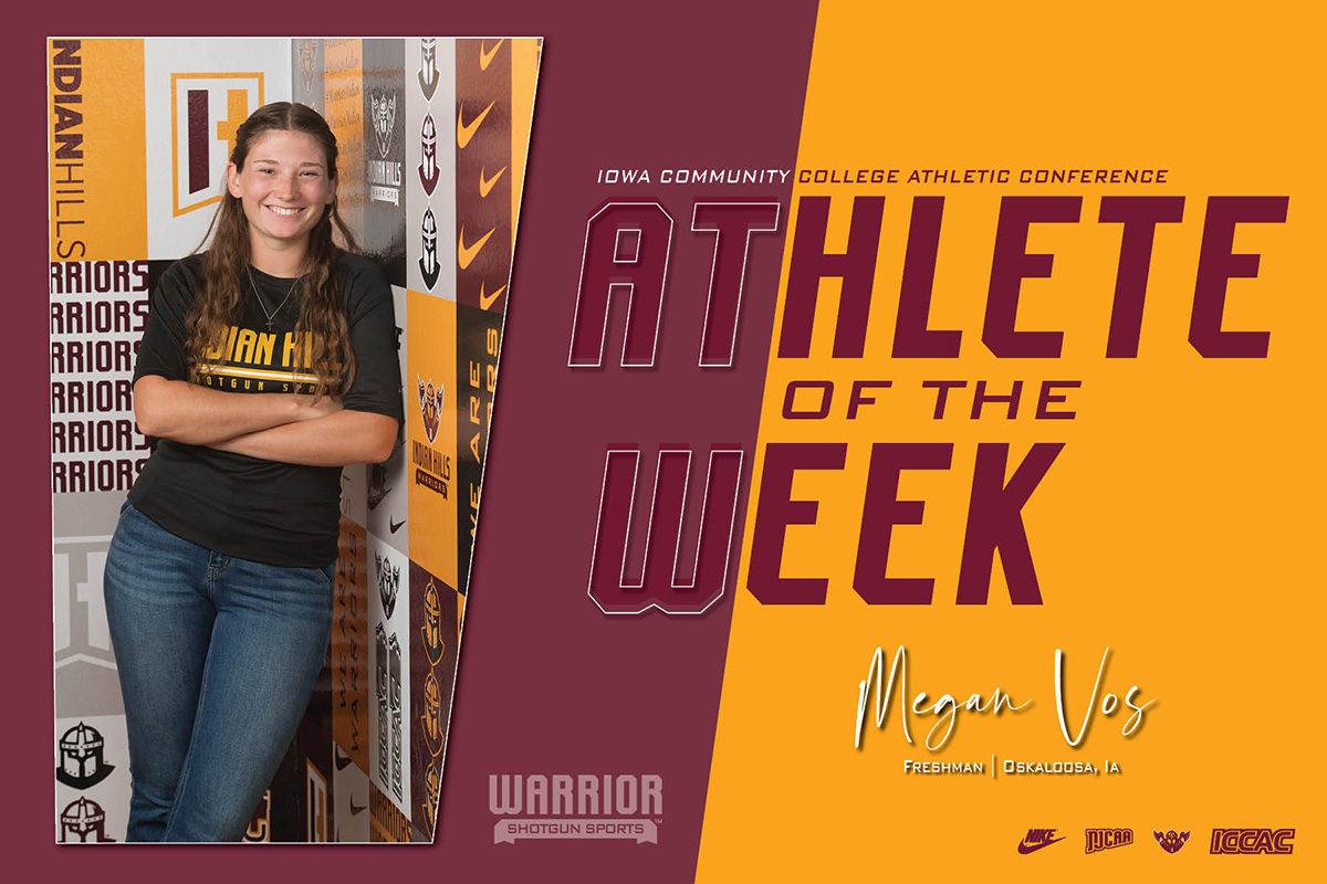 VOS NAMED ICCAC ATHLETE OF THE WEEK