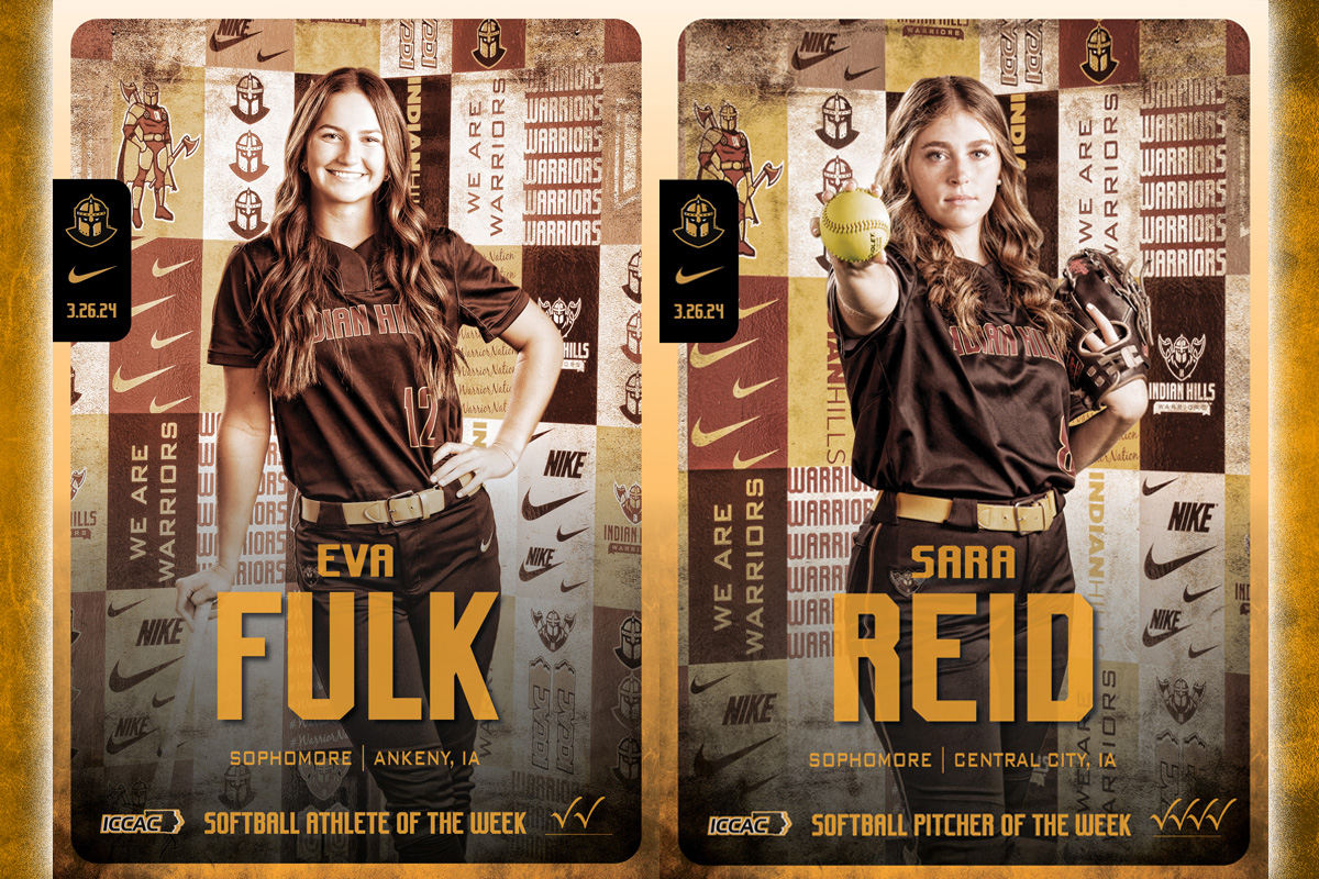 REID, FULK EARN ICCAC WEEKLY HONORS