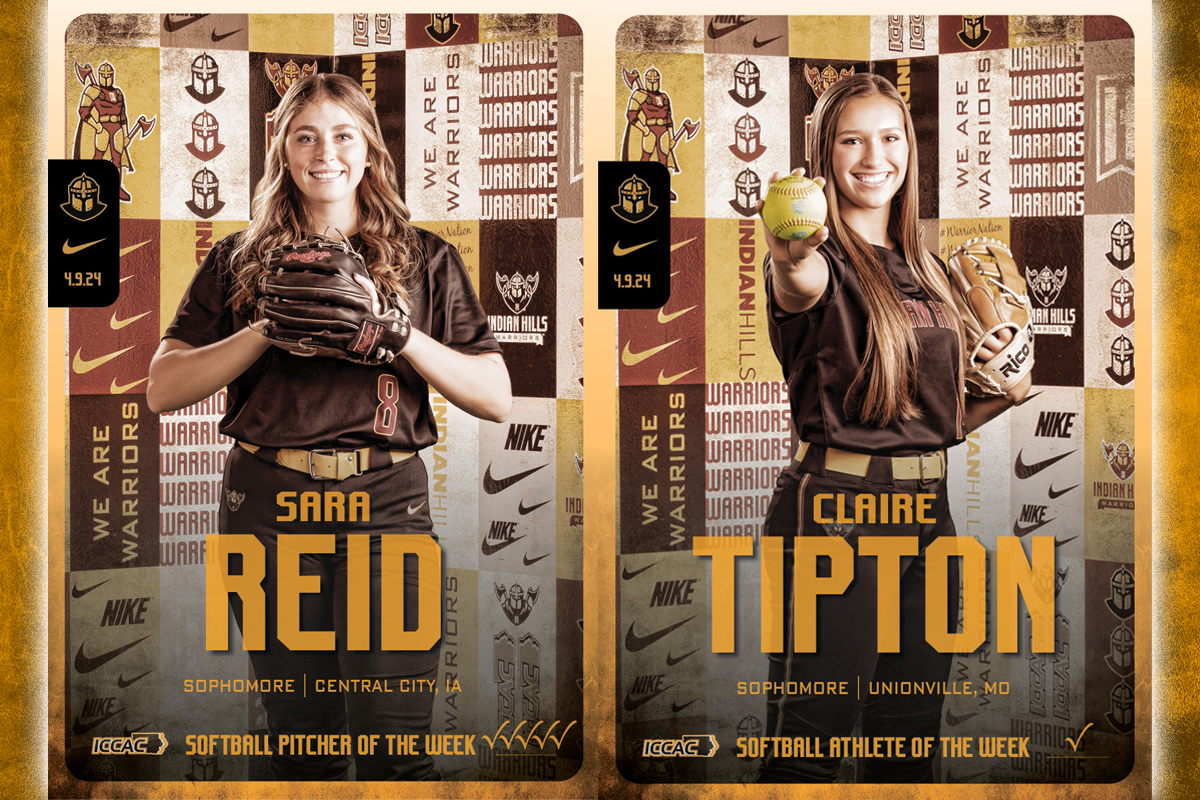 REID, TIPTON SWEEP WEEKLY ICCAC HONORS