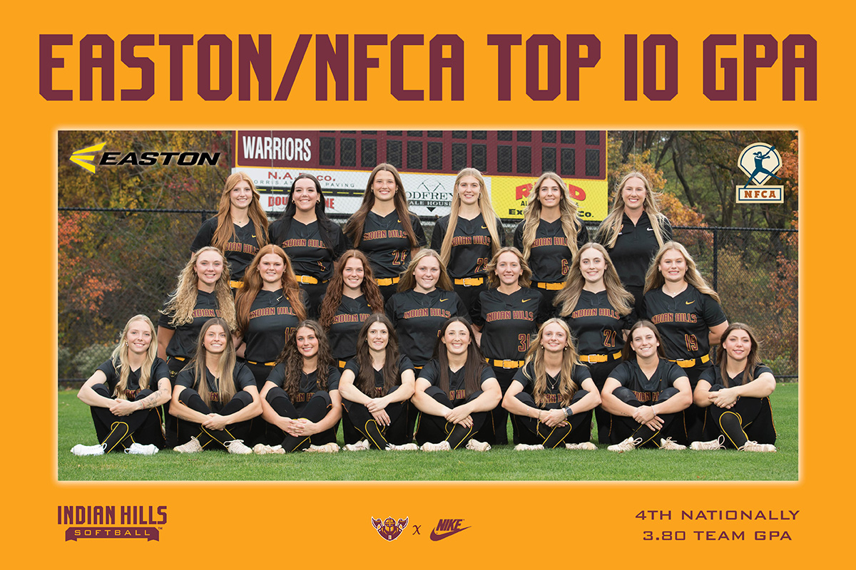 WARRIOR SOFTBALL EARNS NFCA ACADEMIC HONORS