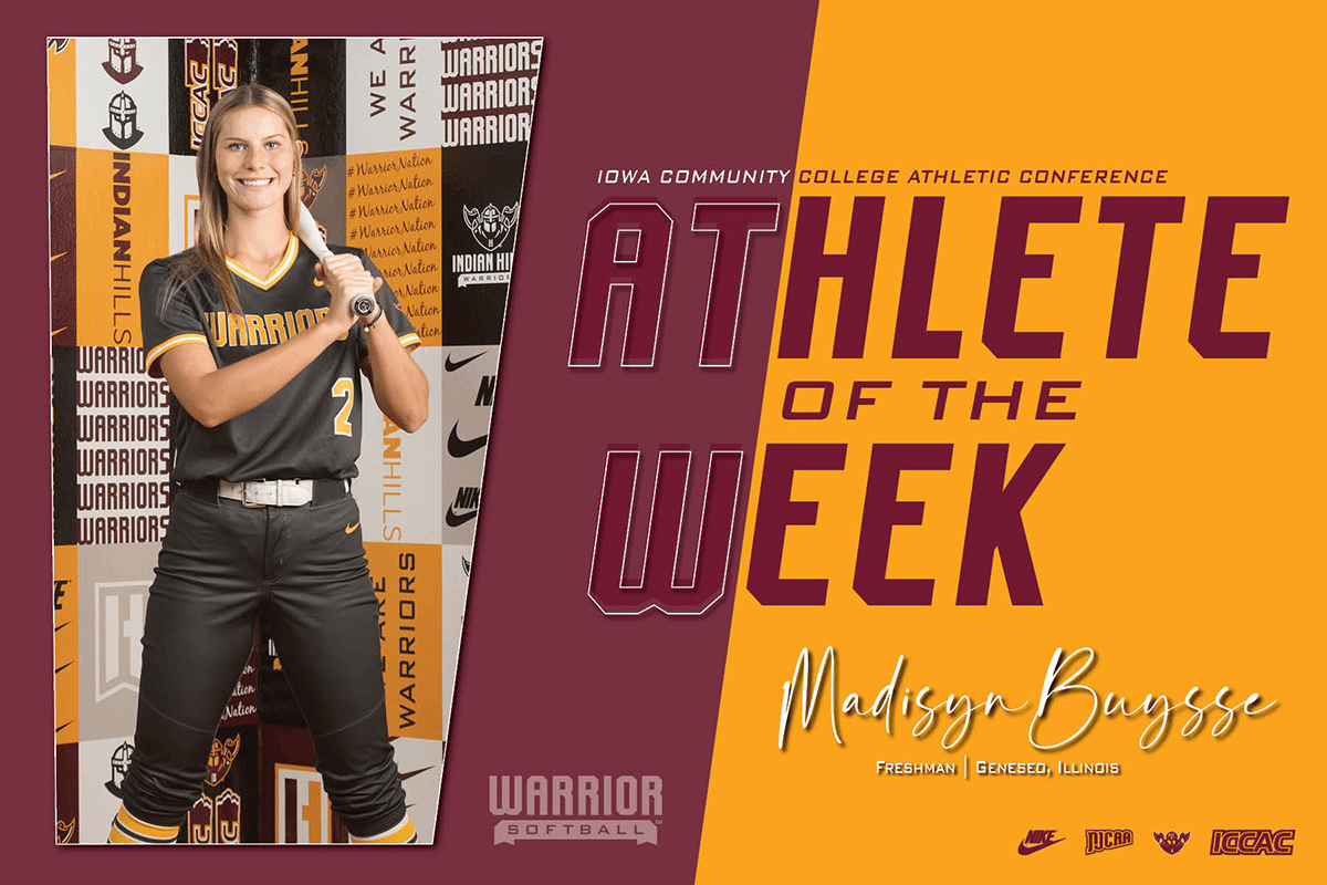 BUYSSE, GRANT SWEEP ICCAC WEEKLY HONORS