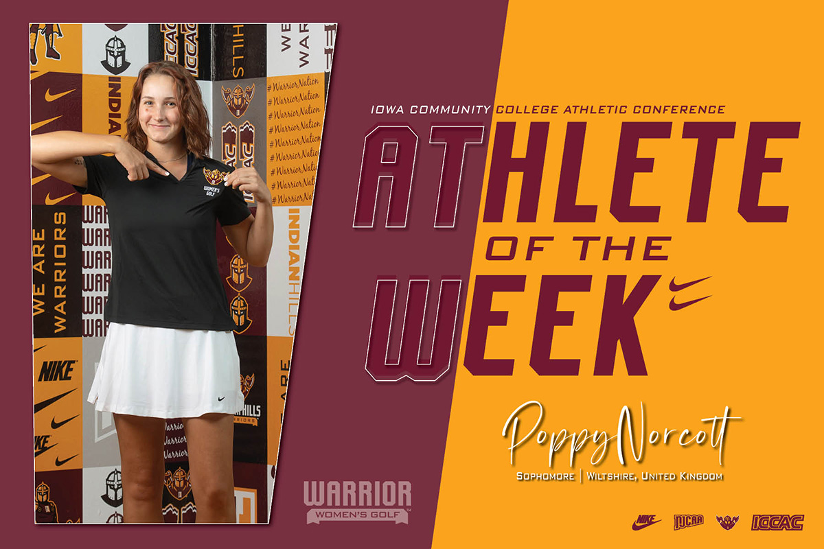 NORCOTT NAMED ICCAC ATHLETE OF THE WEEK