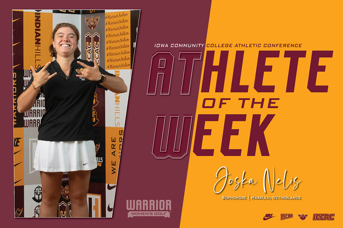 NELIS LANDS EIGHTH-CAREER ICCAC WEEKLY HONOR