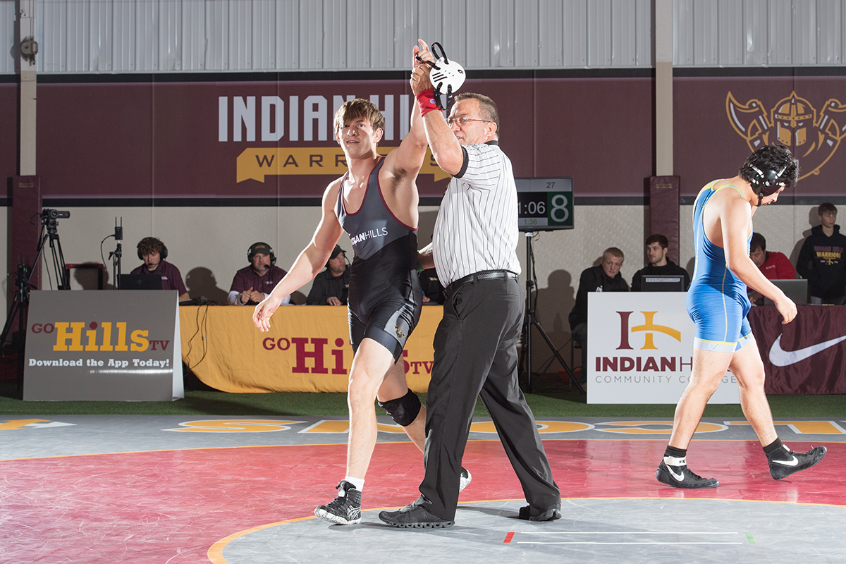 NO. 13 WARRIORS EARN FIVE FALLS IN ROUT