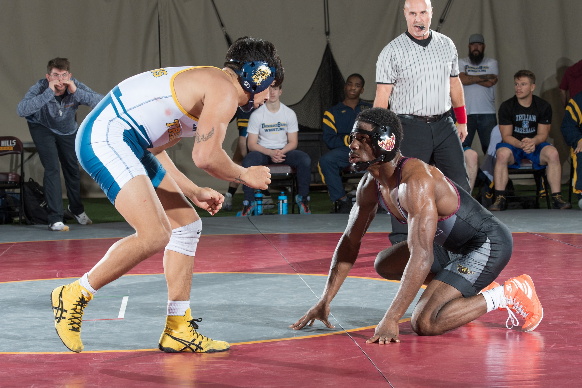 WARRIORS TAKE DOWN TRINIDAD STATE AT HOME