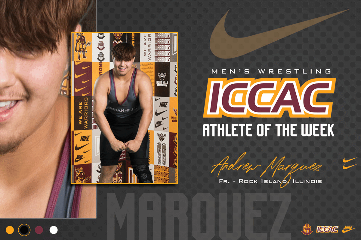 MARQUEZ, WHITEHEAD EARN ICCAC ATHLETE OF THE WEEK HONORS