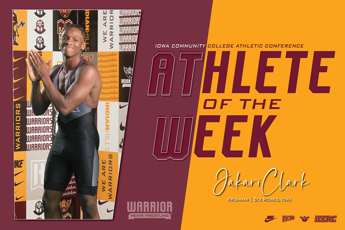 CLARK NAMED ICCAC WRESTLER OF THE WEEK