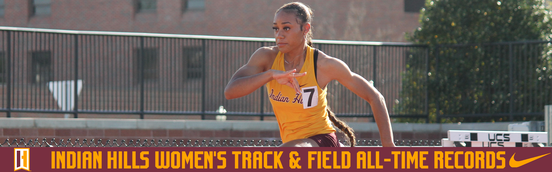 INDIAN HILLS WOMEN'S TRACK & FIELD RECORD BOOK