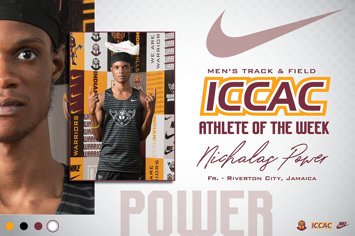 POWER LANDS ICCAC ATHLETE OF THE WEEK HONORS