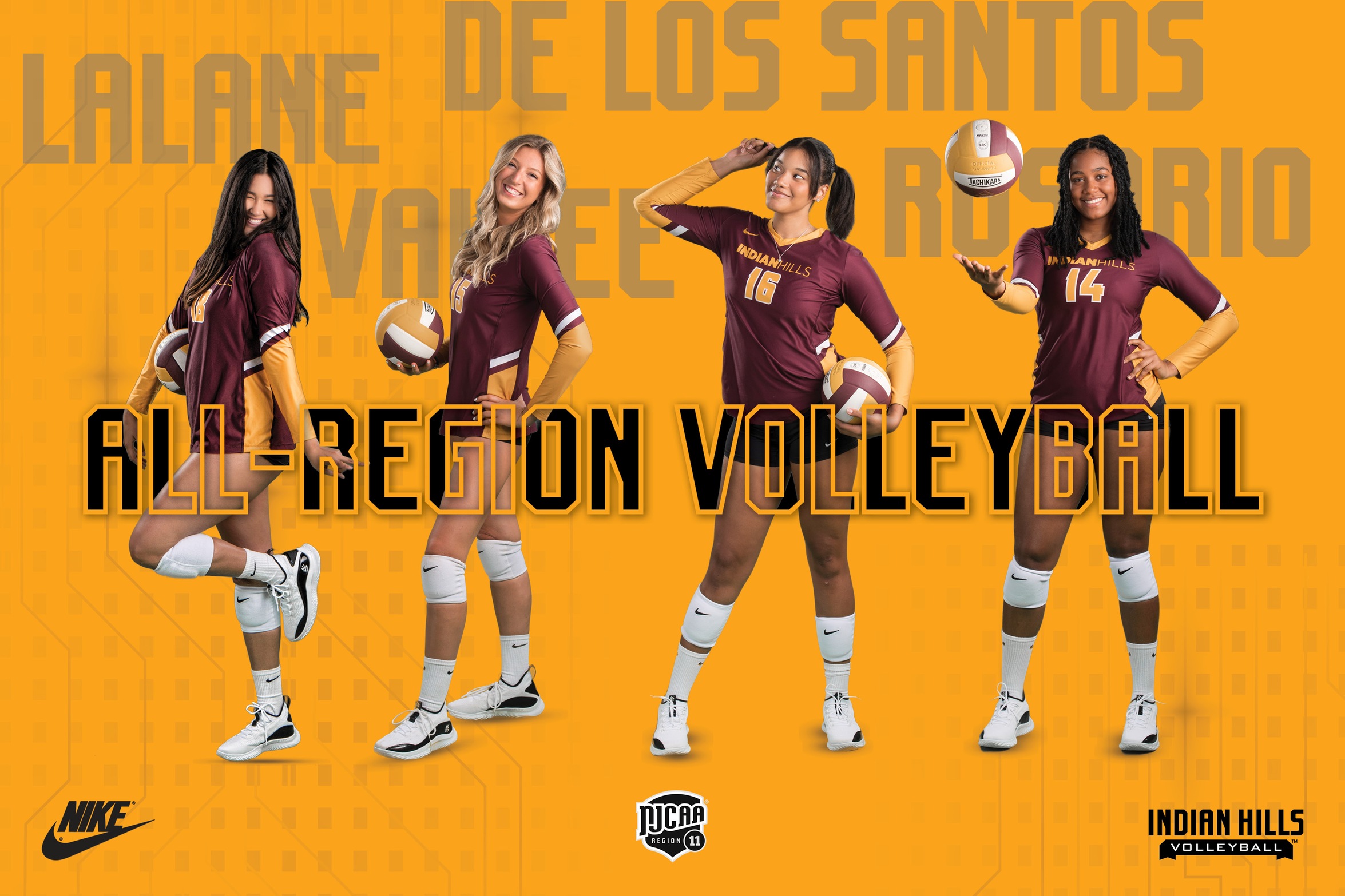 FOUR LAND ON ALL-REGION XI TEAM