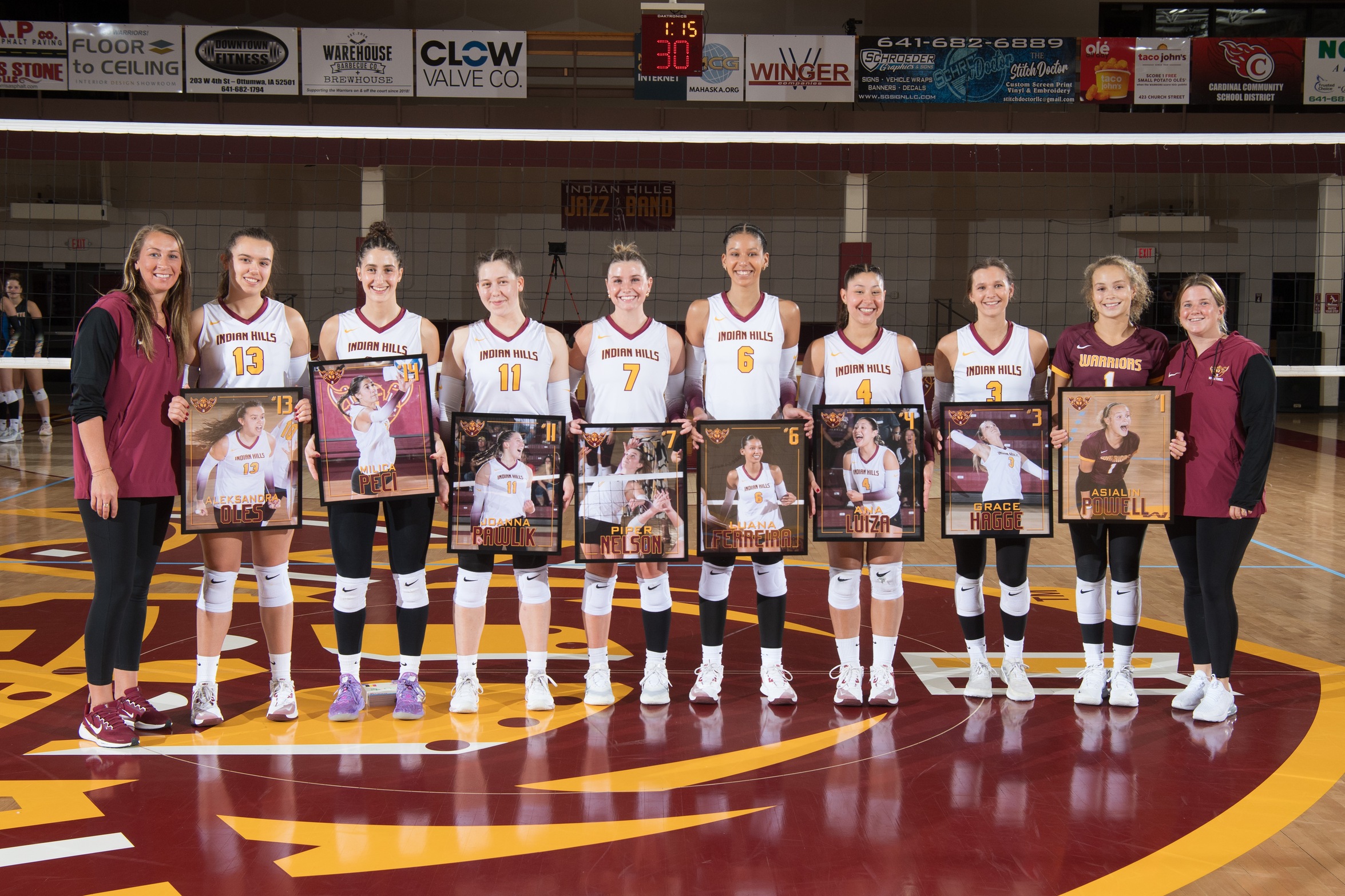 SOPHOMORES SHINE FOR NO. 19 IHCC IN 3-0 SWEEP