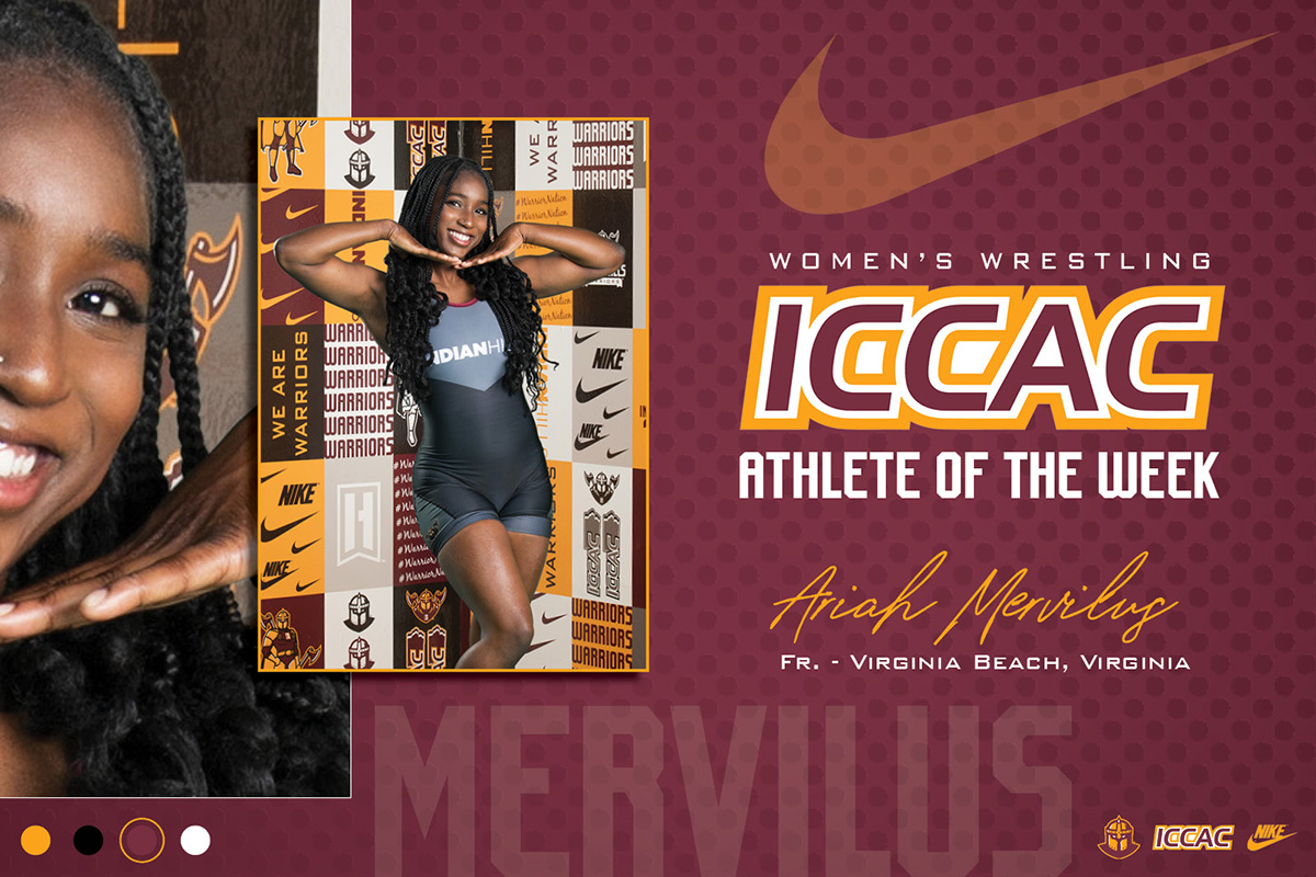 MERVILUS NAMED ICCAC ATHLETE OF THE WEEK