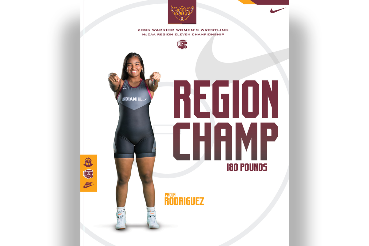 RODRIGUEZ'S TITLE LEADS WARRIORS AT REGION CHAMPIONSHIP